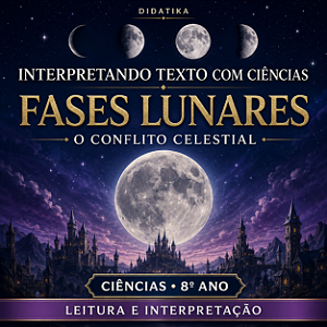 Interpretando Texto – Fases Lunares e o Conflito Celestial | 8º Ano