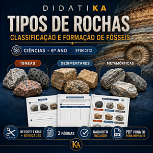 TIPOS DE ROCHAS E FORMAÇÃO DE FÓSSEIS | CIÊNCIAS – 6º ANO