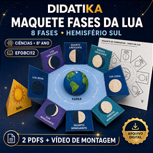 MAQUETE DAS FASES DA LUA – RECURSO INTERATIVO