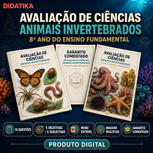 AVALIAÇÃO DE CIÊNCIAS – ANIMAIS INVERTEBRADOS – 8º ANO