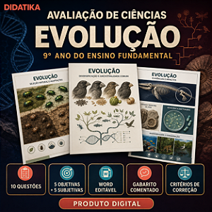 AVALIAÇÃO DE CIÊNCIAS – EVOLUÇÃO – 9º ANO