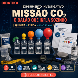 EXPERIMENTO INVESTIGATIVO – MISSÃO CO₂: O BALÃO QUE INFLA SOZINHO