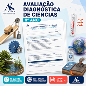 AVALIAÇÃO DIAGNÓSTICA DE CIÊNCIAS – 8º ANO