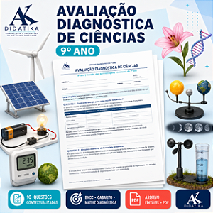 AVALIAÇÃO DIAGNÓSTICA DE CIÊNCIAS – 9º ANO
