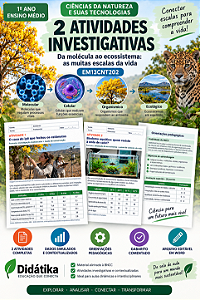 2 Atividades Investigativas – Da Molécula ao Ecossistema: as Muitas Escalas da Vida | EM13CNT202