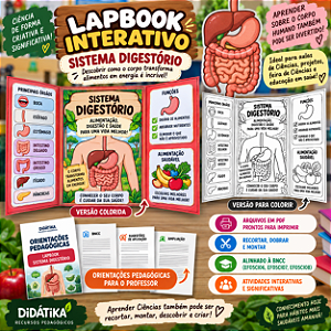 Lapbook Interativo – Sistema Digestório