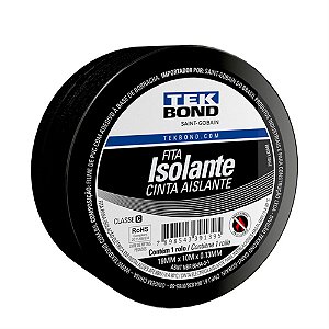 FITA ISOLANTE 19,0MM X 10,0M PRETA TEKBOND