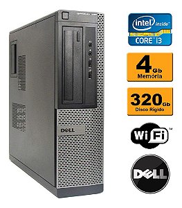 Desktop Cpu Dell Optiplex 990 I3 4gb 320gb Wi Fi