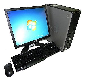 Cpu Dell Optiplex Core 2 Duo 4gb 320gb Wifi + Monitor 17