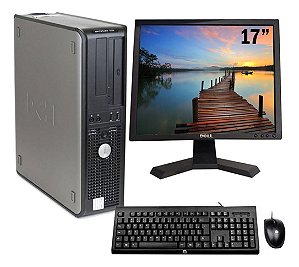 Cpu Dell 330/360/745 Core 2 Duo 4gb 320gb Wifi + Monitor