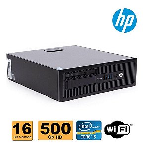 Cpu Hp Prodesk 600 Slim Intel Core I5 4ªg 16gb Ddr3 500gb-rw