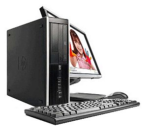 Kit Cpu Hp Elite 8100 I5 8gb Ssd 120gb Wifi + Monitor 17