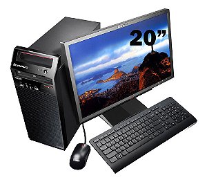 Cpu Lenovo Edge 71 Core I3 2ª G 4gb 320gb Wifi + Monitor