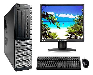 Cpu Dell Core I5 7010 3010 4gb Ssd 120gb + Monitor 17