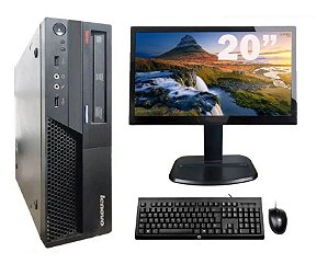 Cpu Lenovo Mtm 4gb Ssd 120gb Monitor teclado mouse