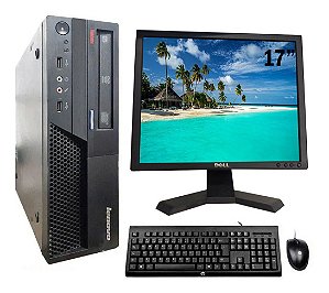 Cpu Lenovo Mtm6234 Core 2 Duo 4gb 1tb Wifi + Monitor