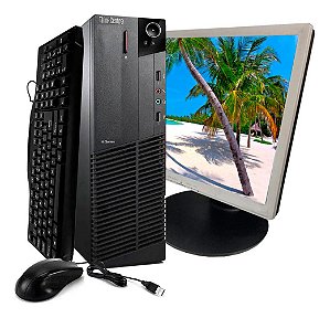 Cpu Lenovo Thinkcentre Core I3 4gb 500gb + Monitor 17