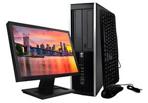 CPU HP Elite 8200 Core I5 2ª G 8gb Ddr3 SSD 240Gb + Monitor