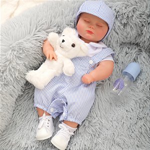 Bebê Reborn Recem Nascido Pedro