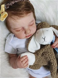 Bebê Reborn Corpo de Tecido Menina
