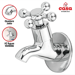 10 UN Torneira Para Bebedouro Filtro Industrial 1/2-3/4 C33 1/4 Volta - 100% Metal