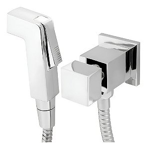 Ducha Higiênica Luxo Metal Cromado 1/4 V Acabamento C 100