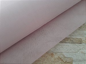 Tule Cor-de-Rosa - 1m x 1,20m ### PONTA DE ESTOQUE ###