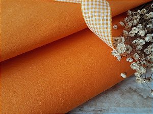 Feltro Liso Laranja Toscana (086) - 25cm x 1,40m