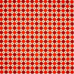 Feltro Estampado Suéter Natalino Vermelho - 13cm x 1,40m "RETALHO"