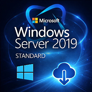 Windows Server 2019 Standard 64bit Licença Digital ESD Perpétua 16 Core