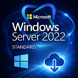 Windows Server 2022 Standard 64bit Licença Digital ESD Perpétua 16 Core