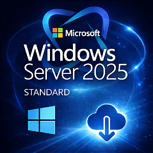 Windows Server 2025 Standard 64bit Licença Digital ESD Perpétua 16 Core
