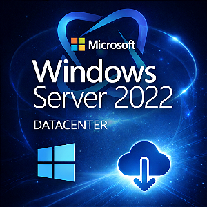 Windows Server 2022 Datacenter 64bit Licença Digital ESD Perpétua 16 Core