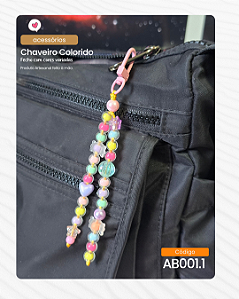 Chaveiro Fecho Colorido