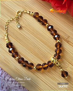 Pulseira Citrino Dark