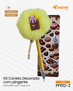 Caneta Decorada com Pingente