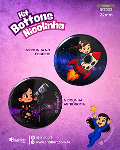 KIT Botton Nicolinha