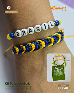 Pulseira Torcida Copa do Mundo