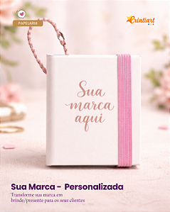 KIT 10 Bloquinhos Chaveiro Personalizável