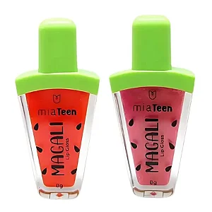 Lip Gloss Hidratante Labial Magali Cheirinho de Melancia - Mia Make