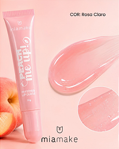 Lip Gloss Peptídeo - Peach Me Up - Miamake