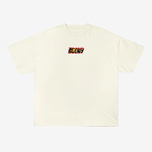 Camiseta Fire Agony Marfim/Off-White