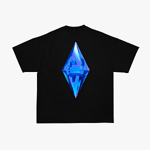 Camiseta SIMS Azul Agony Preta