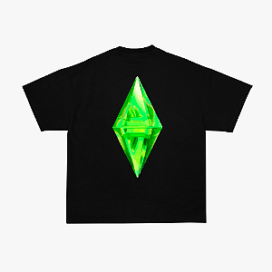 Camiseta SIMS Verde Agony Preta