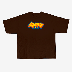 Camiseta Cartoon Agony Marrom