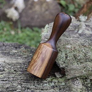 Mallet Torneado em Madeira Nobre - Canela Sassafrás