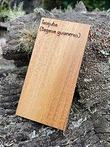 AMOSTRA DE MADEIRA PARA XILOTECA - Tatajuba (Bagassa guianensis)