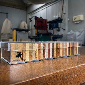 Xiloteca de Madeiras Brasileiras | Coleção Acrílico