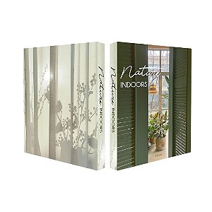 Livro Caixa NATURE INDOORS - Madeira 30x23x4cm