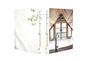Livro Caixa RELAXING HOME - Madeira 24x16x4cm